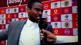 KAIZER CHIEFS 3 -2 ORLANDO PIRATES|||  RHULANI MOKWENA IS ANGRY(interview)