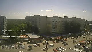 Timelapse 21-07-2020 - Новомосковск, Украина