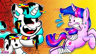 MY LITTLE PONY x SMILING CRITTERS: OMG! Twilight Sparkle VS Pibby Glitch CraftyCorn | Annie Korea