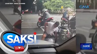 Rider na nasangkot sa away-kalsada sa Makati City, wanted para sa iba pang kaso ayon sa SPD | Saksi