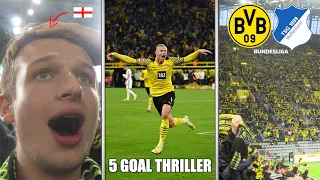 ENGLISH FAN EXPERIENCES DORTMUND ATMOSPHERE v Hoffenheim - HAALAND!!!