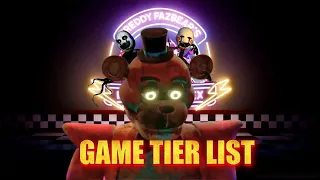 FNAF Game Tier List