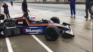 Tyrrell 012 Beloff first run after full Restoration by Zul Racing Ltd