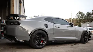 Nardo Grey ZL1 1LE Camaro Vinyl Wrap | ASMR Timelapse