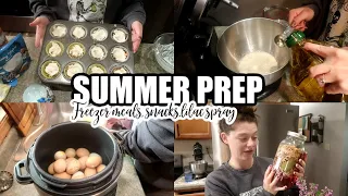 PREP FOR SUMMER BREAK WITH ME FREEZER MEALS & SNACK JARS