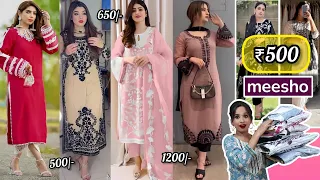 *HUGE* Trendy PAKISTANI Stitched Suit From MEESHO😍 | Starting at ₹500 | Meesho Pakistani Suits Haul