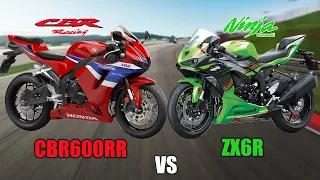 The BEST 600cc Sport Bike 2024 - CBR600RR VS ZX6R