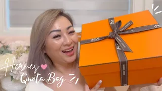 FINALLY!! My 2023 Hermes Quota Bag Unboxing 🥰  | JustSissi