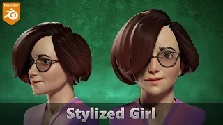 Sculpting in Blender 3.0 || 39 - Stylized Girl