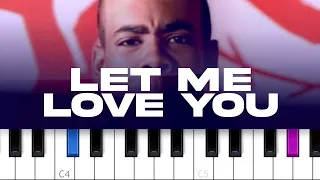 Mario - Let Me Love You  (piano tutorial)