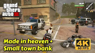 GTA San Andreas Remastered - Made in heaven + Small town bank - Mission Walkthrough 4K 60FPS