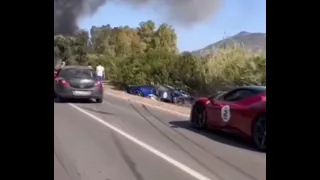 Incidente stradale Sardegna..Ferrari #ferrari #sardegna #incident #rip #video