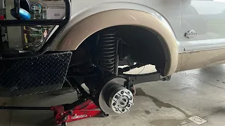 Ford Superduty 2” Hub centric wheel spacers install