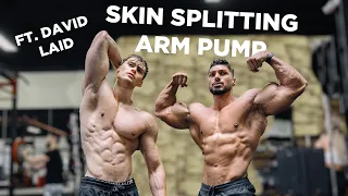 ARM SPLITTING PUMP?!?! LITERALLY?! W/ David Laid