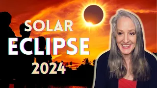 Total Solar Eclipse in Aries at 19° -  April 8th ECLIPSE 2024