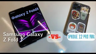 Камера Samsung Galaxy Z Fold 3. Детальное сравнение с Iphone 12 Pro Max