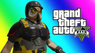 GTA5 Online Funny Moments: Doomsday Heists - Saving the World & Flying Delorean Car!