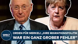 MERKEL: Höchster Orden für Ex-Kanzlerin! "Ihre Migrationspolitik war ein ganz grober Fehler!" - Aust