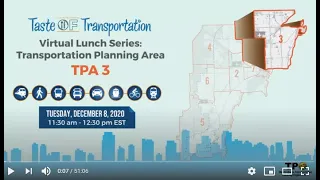 TPA 3 - Taste of Transportation Lunch Series Virtual Outreach