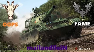 World of Tanks - OOPS mailandileiN - WZ-132-1 - 9K Damage 8 Kills - PRO PLAYERS #4