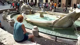 Римские каникулы Матильды. 7 серия: Удивительный фонтан, piazza Spagna и та самая улочка Маргутта.