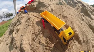 Brinquedos para Crianças / Trator, Patrola, Caminhão Caçamba e Construção de Areia