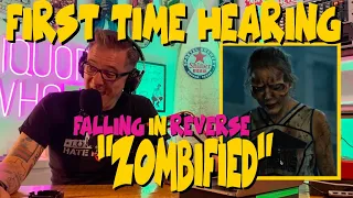 1st time hearing FALLING IN REVERSE "Zombified" #reaction | Guitars, Undead and Splatter | I ♥️ it!