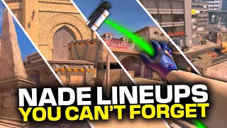 25 ESSENTIAL CS2 NADES For All Maps | EASY LINEUPS