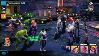 Marvel Strike Force  - Nova Trials Node 4 Difficulty 8 All Pacts