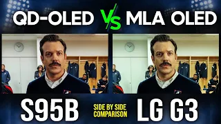 LG G3 vs Samsung S95B | MLA OLED 2023 vs 2022 QD-OLED 4K TV Comparison