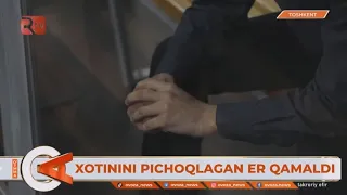 Xotinini pichoqlagan er qamaldi