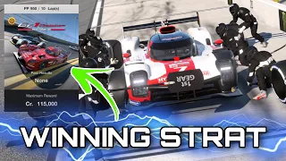 GT7: Daytona Gr1 Series Strategy Guide Cafe Menu