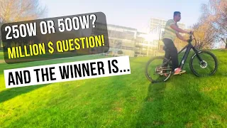 GIN X E-Bike Showdown: 250W vs 500W | Ultimate Hill Climbing Battle!