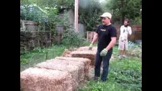 Rafter intros the straw bale beds