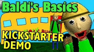 Baldi's Basics KICKSTARTER Field Trip Camping Demo - ( Full Playthrough / Ending )Manly Let's Play