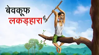 बेवकूफ लकड़हारा | BEWKOOF LAKADHARA | HINDI KAHANIYA | HINDI STORIES