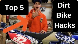 5 DIRT BIKE HACKS, TRICKS AND TIPS