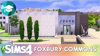 FOXBURY COMMONS | DISCOVER UNIVERSITY |NO CC| Sims 4 Stop Motion Build