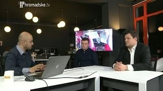 Андрій Іллєнко та Олександр Присяжнюк в студії Громадського