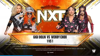 WWE 2K24: GIGI DOLIN VS WENDY CHOO [NXT]