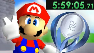 Speedrunning ALL Super Mario 64's Achievements