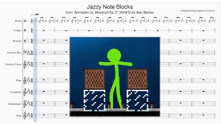 "Jazzy Note Blocks" Sheet Music (& Piano Jam by Aaron Grooves)