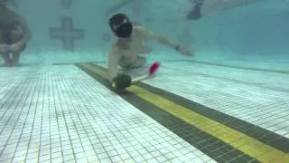 How to Flick a Puck (Underwater Hockey) HD Slow Motion