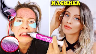 Ich teste EXTREME BEAUTY EINGRIFFE Zuhause! Glow up Transformation