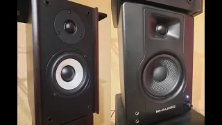 Microlab SOLO 1 уделают студийные мониторы M-AUDIO BX4 ??