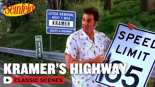 Kramer Adopts A Highway | The Pothole | Seinfeld