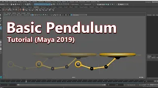 Basic Pendulum - 3D Animation Tutorial (Maya 2019) #3d #animation #tutorial