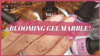 How To Do Marble Nails with Blooming Gel! 🍂 Autumn Marble Nail Art!