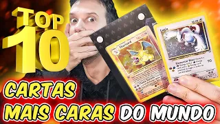 AS CARTAS POKEMON MAIS RARAS E CARAS DO MUNDO TOP 10 2023