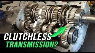 How a clutchless racing transmission works